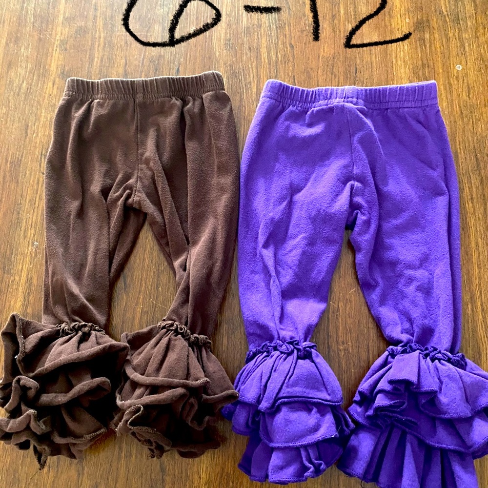 Ruffle leggings bundle - no brand